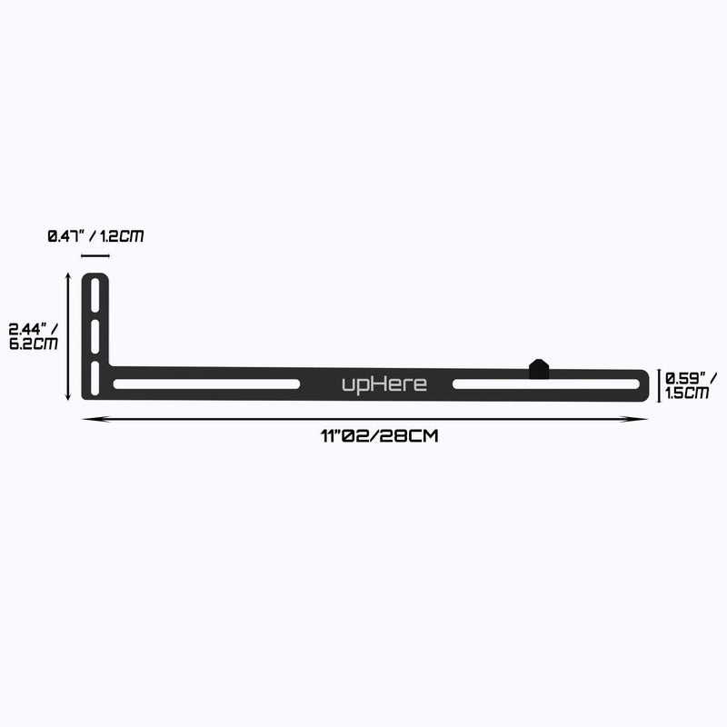 upHere Graphics Card GPU Brace Support Video Card Sag Holder/Holster Bracket, Anodized Aerospace Aluminum, Single or Dual Slot Cards (Black),GL05(not Support 3080 ti) - Image 4